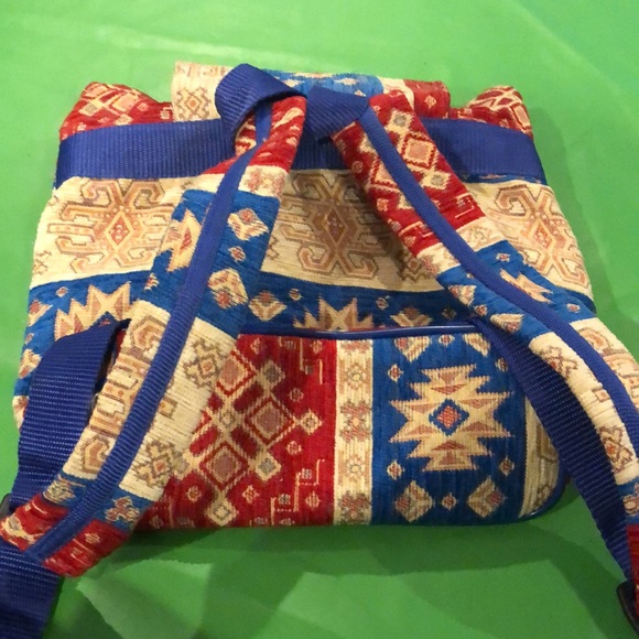 Turkis Tapestry Mini Backpack - Picture 4 of 5